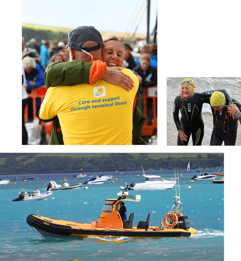 Padstow to Rock Swim Charity fundraising event.