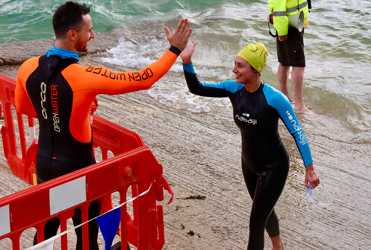 Padstow to Rock Swim Charity fundraising event.