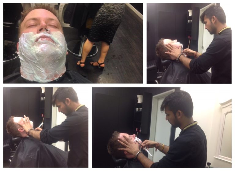 Gokul hot steam shaving VJ Barber