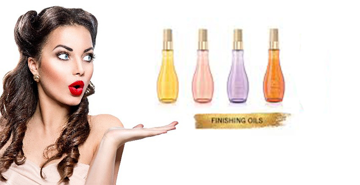 Finishing oils V for hair and beauty