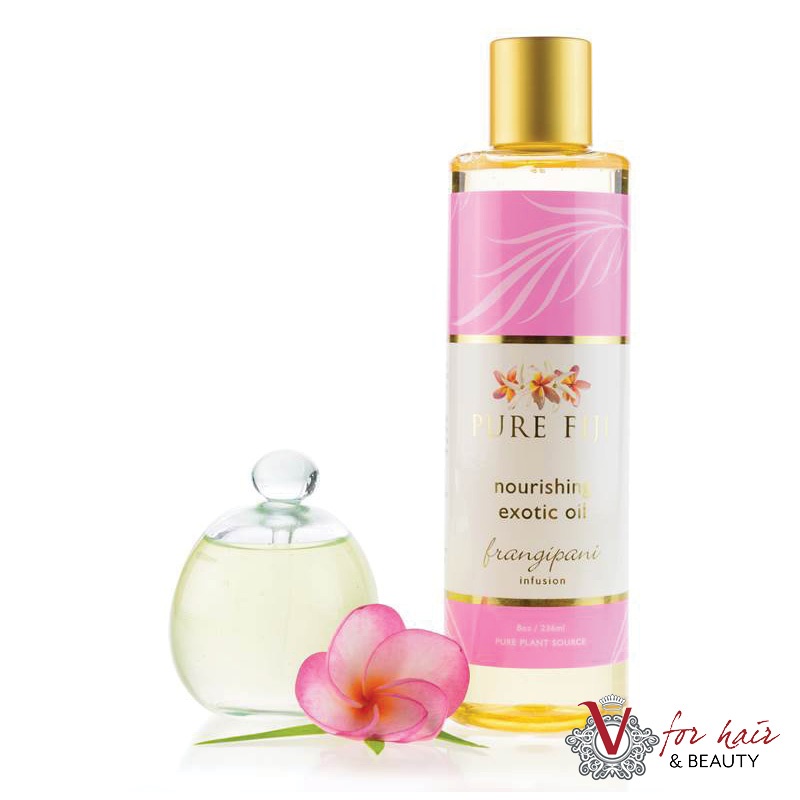 V or hair Beauty Pure Fiji Nourishing Exotic Frangipani Oil