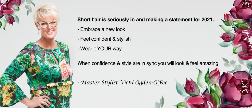 Vicki Quote for Short Hair style Look feel amazing