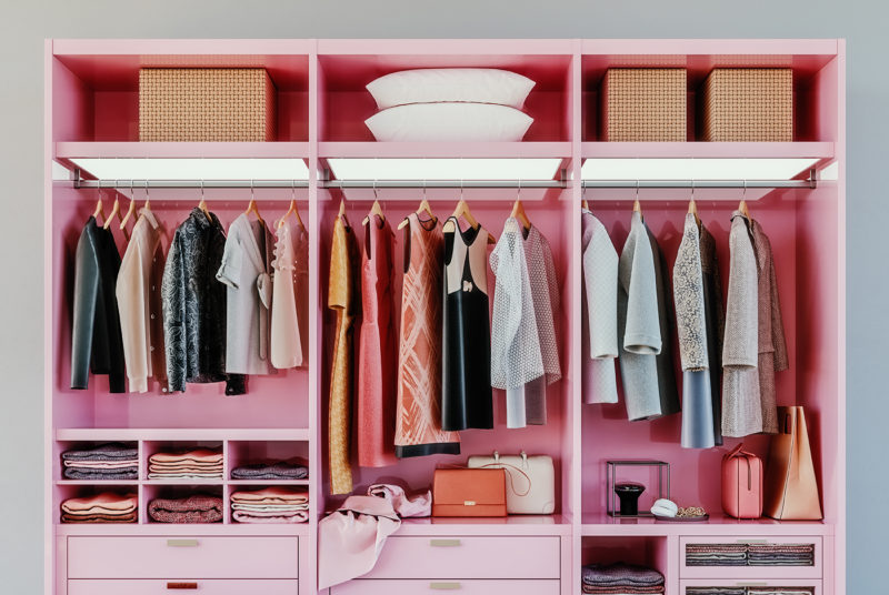 Beautifully Organized Wardrobe