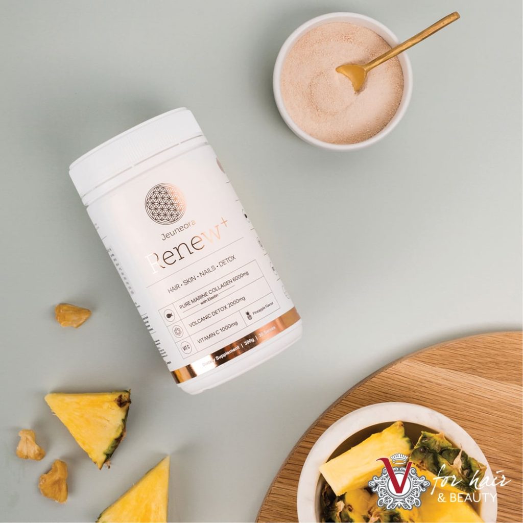 Renew-Marine-Collagen-with-Detox-Daily-Drink-Powder-300g-pineapple