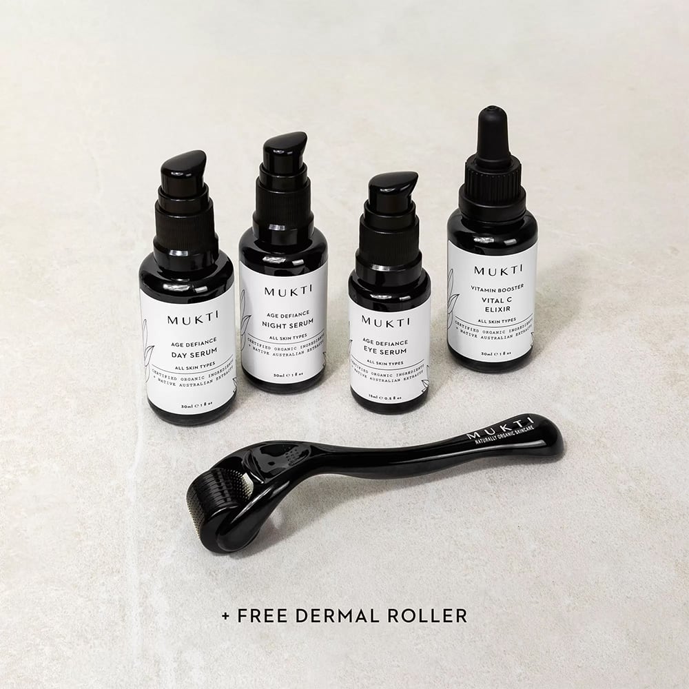 Mukti serums and roller