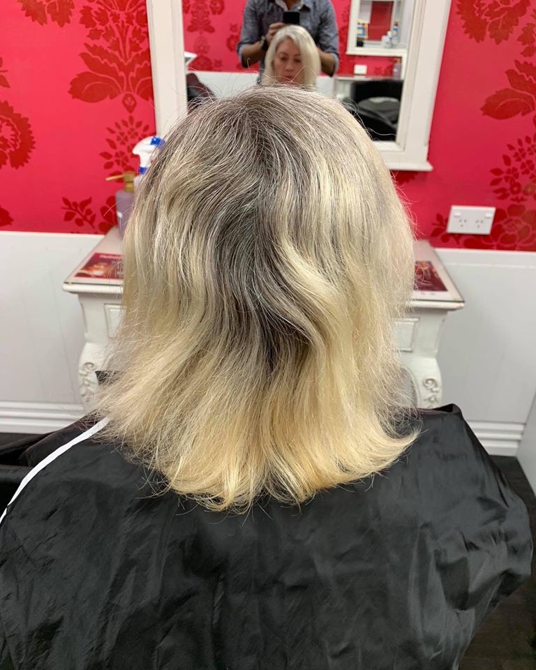 Before damaged hair