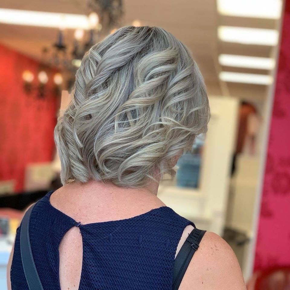 silver blonde hair