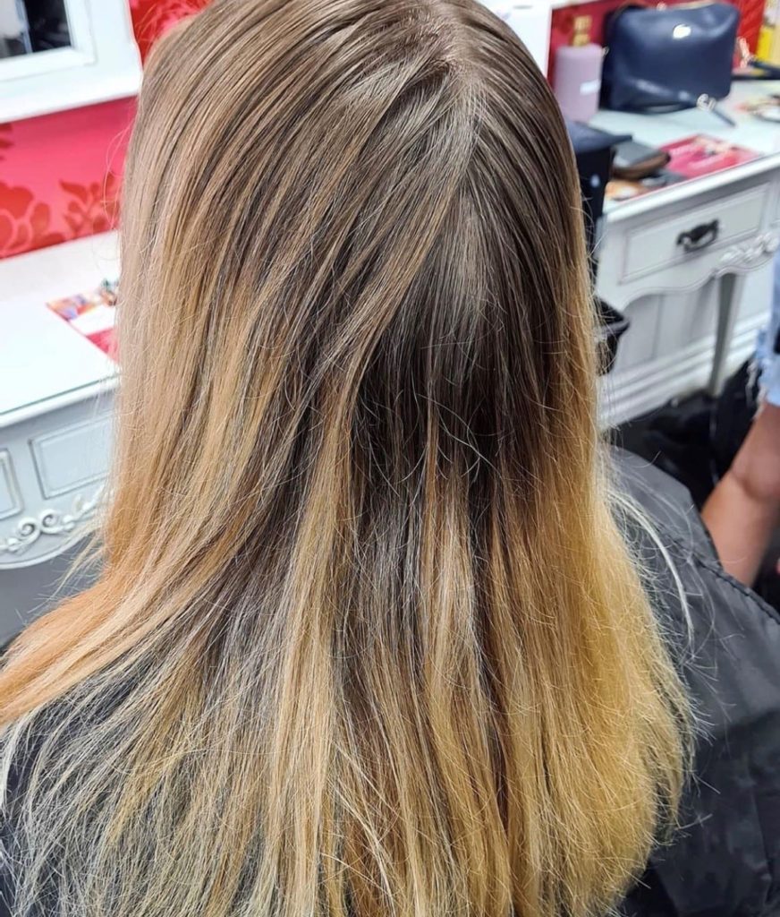 faded damaged hair