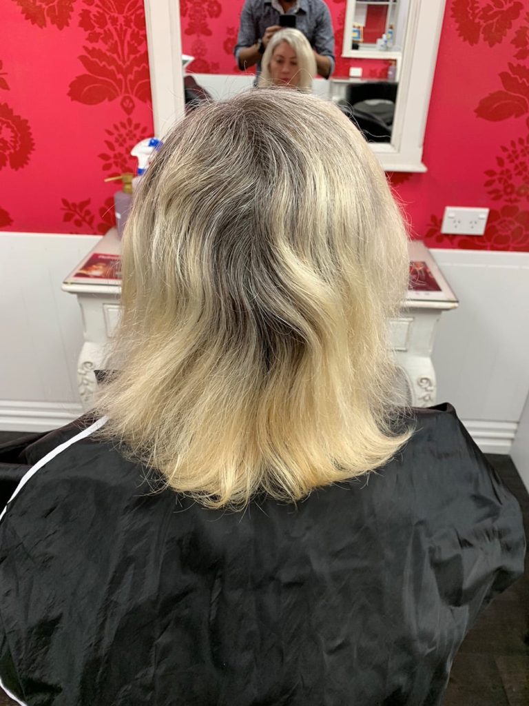 Shaggy hair
