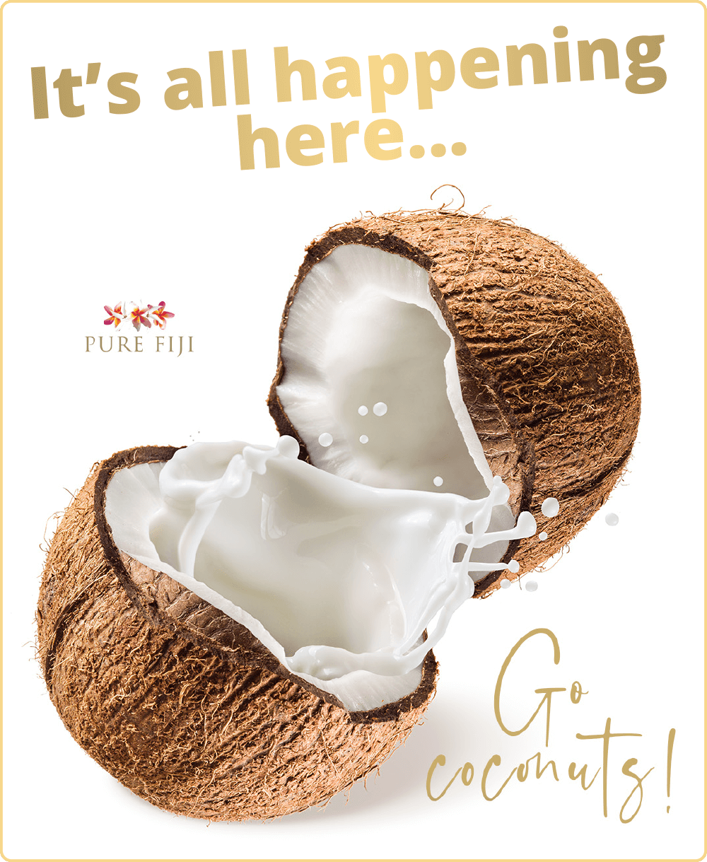 Pure Fiji go coconuts
