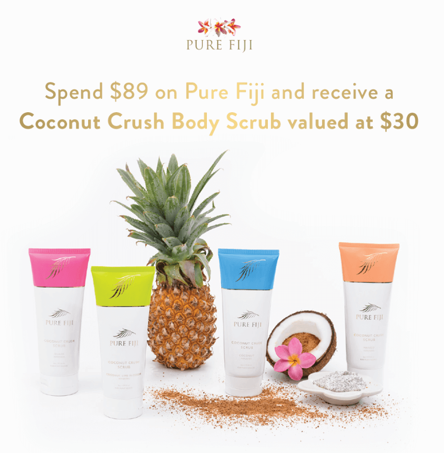 Pure Fiji gift with purchase products
