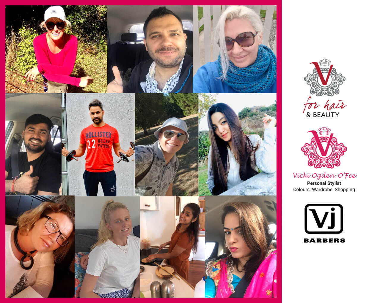 V for hair staff