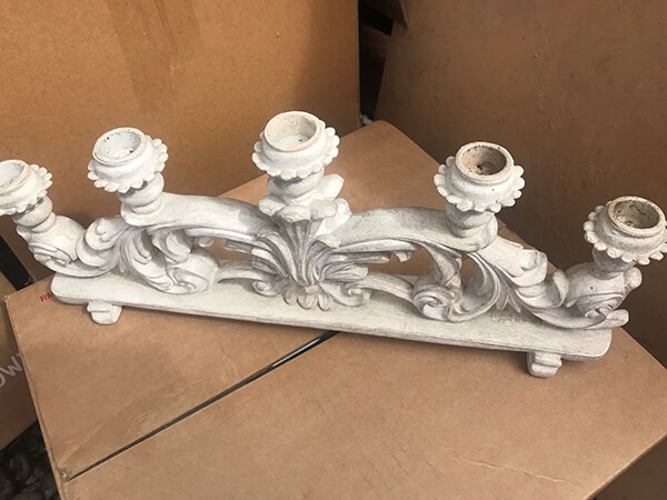 Candle holder before