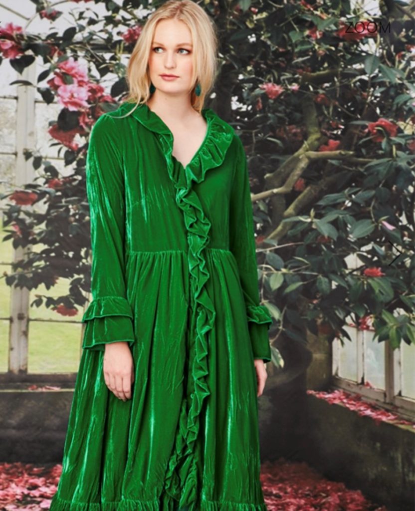 Fashion Trends 2020 - green velvet