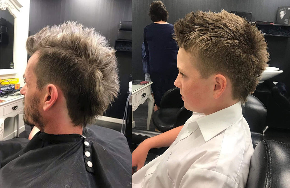 Textured Mohawk by Gokul - Vj Barbers, Merivale