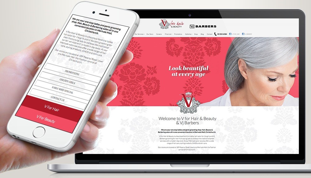 V for Hair and Beauty online store hair barbering
