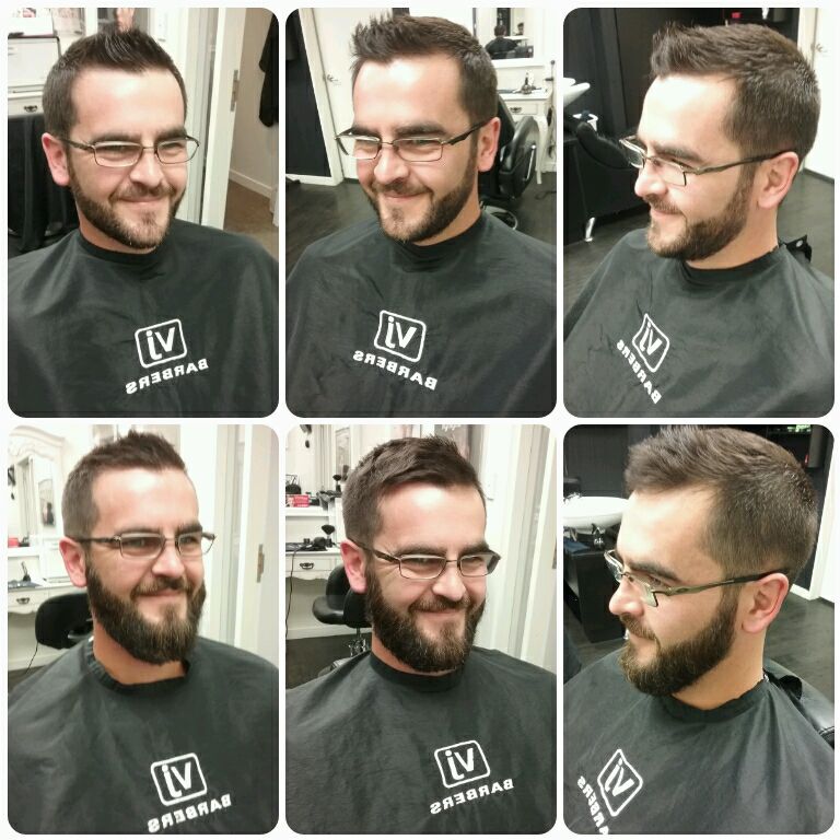 Using beard oil at VJ Barbers, Merivale, Christchurch