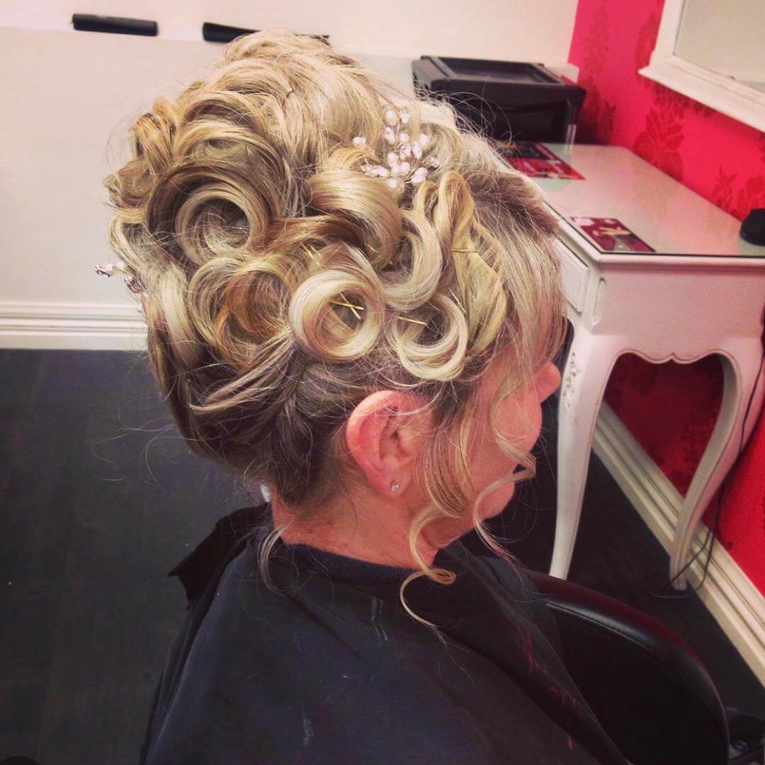 Wedding hair styled by Kumar, V for Hair and Beauty Merivale