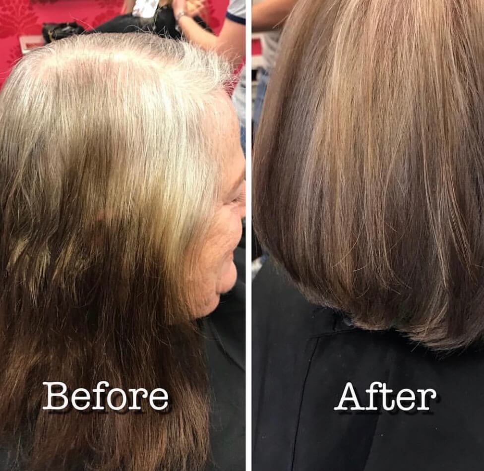 Going Grey beautifully, By Master Stylist Vicki.