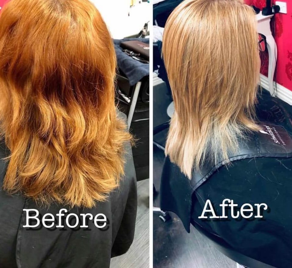 From Copper to Blonde by Stylist director Kumar.