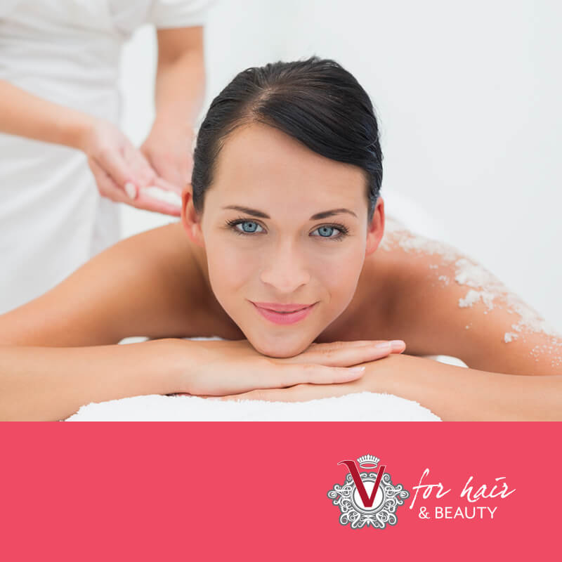 Body Exfoliation and Massage Package - V for Hair & Beauty