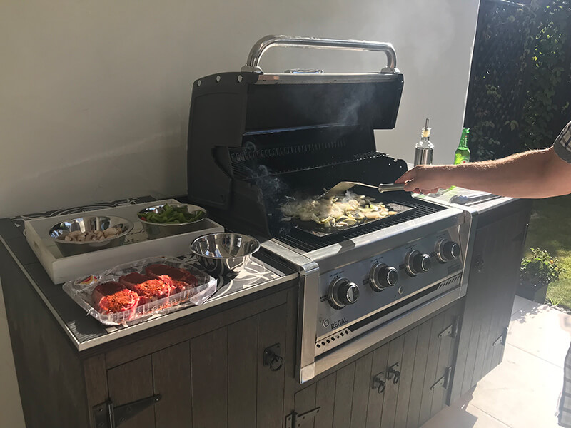BBQ area