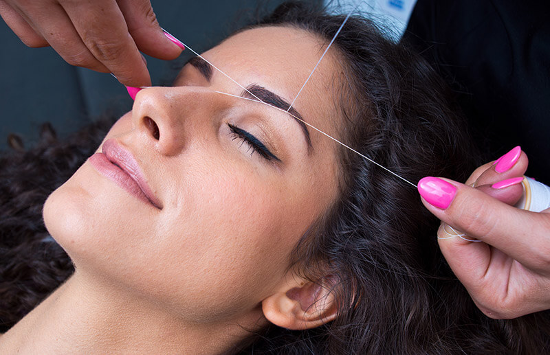 Threading brows