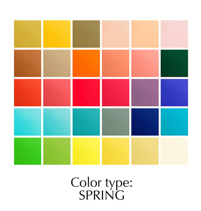 Colour type: Spring