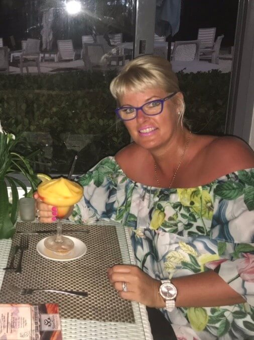 Vicki - white and green dress