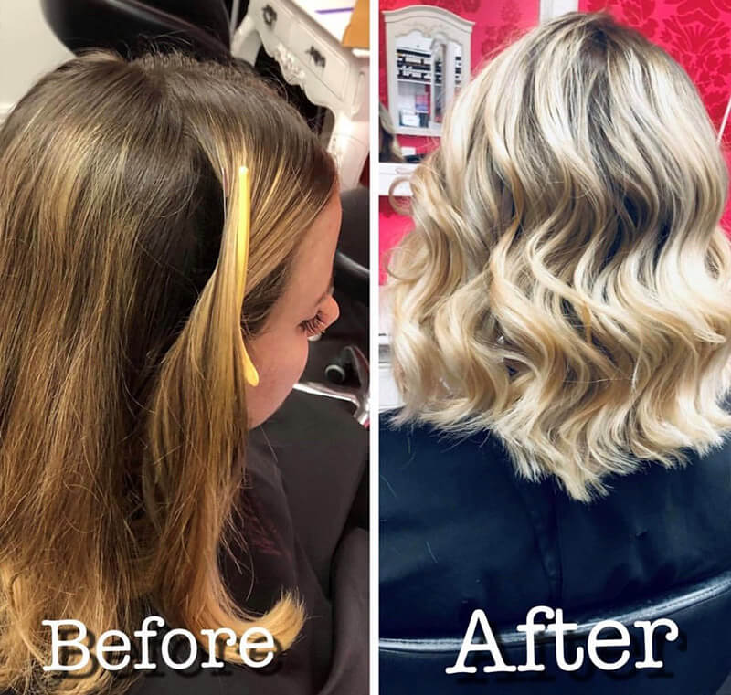 Before and after highlights