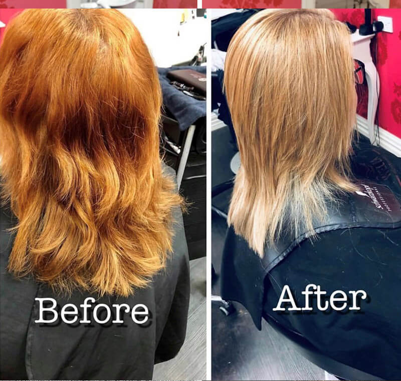 Before and after highlights