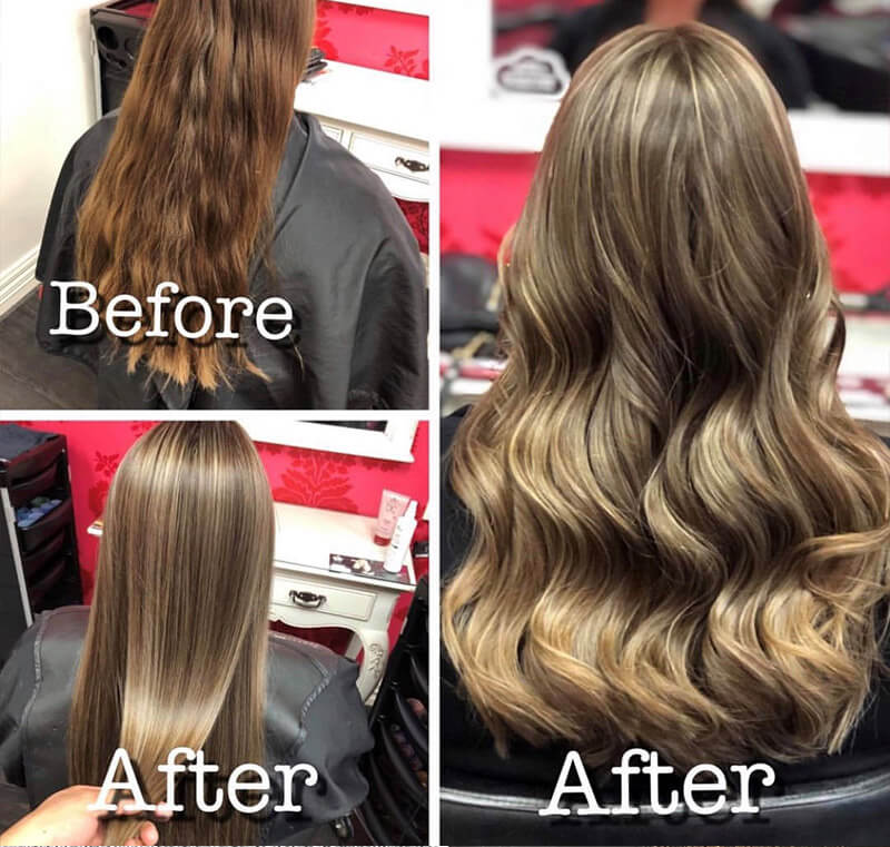 Before and after highlights