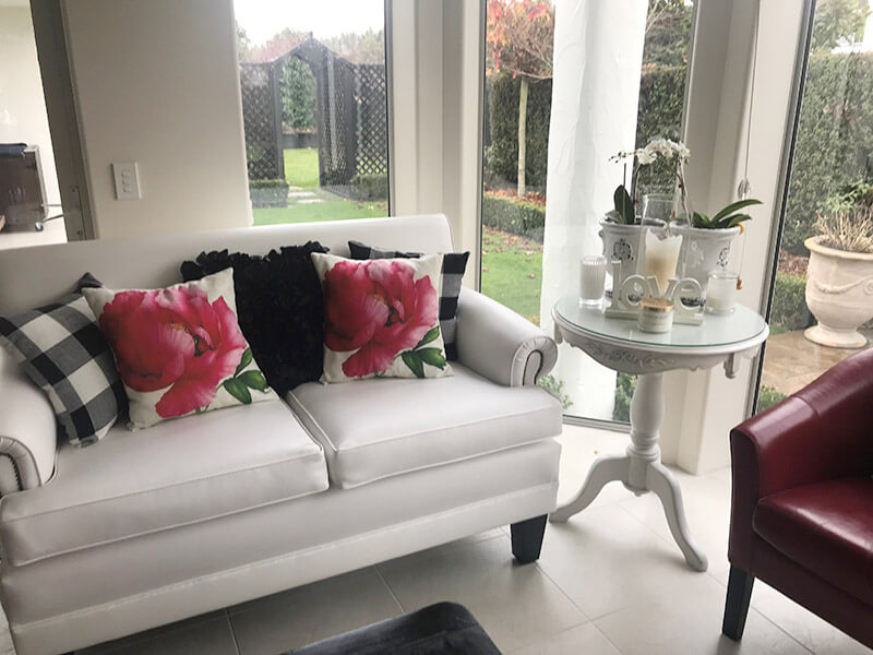 A corner in my family room where I like to chill out and relax