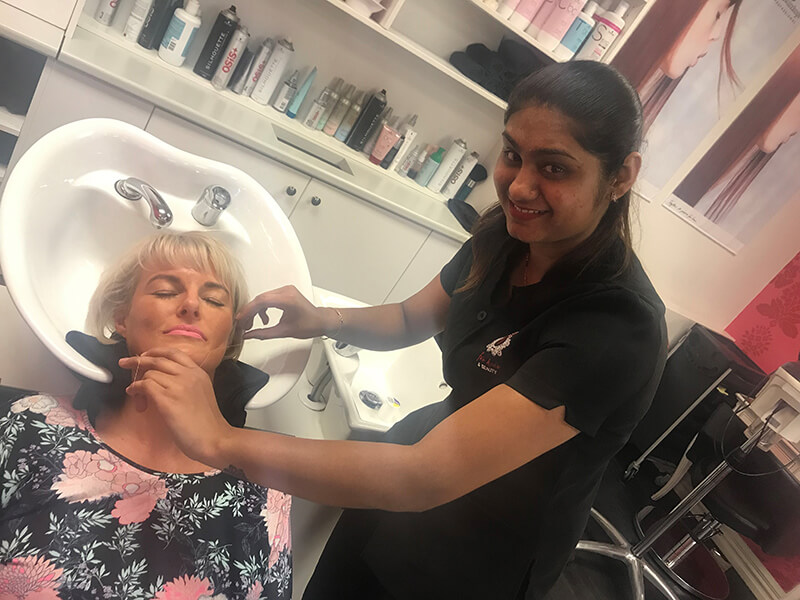 Ankita threading Victoria - V for Hair & Beauty, Merivale