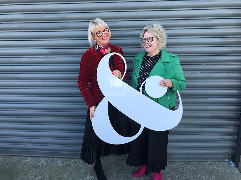 Vicki and Phillippa at Mega Speaker Seminar.