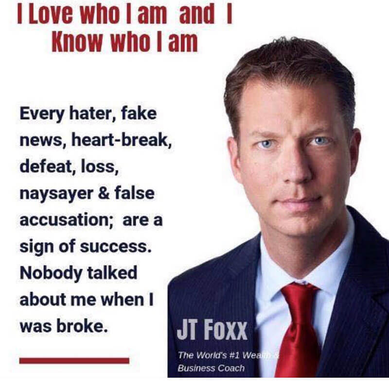 This quote from JT Foxx I think is so true. When people are criticising you or talking about you in a bad way quite often it is “Tall Poppy Syndrome”.