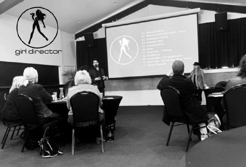 Vicki at Girl Director seminar.