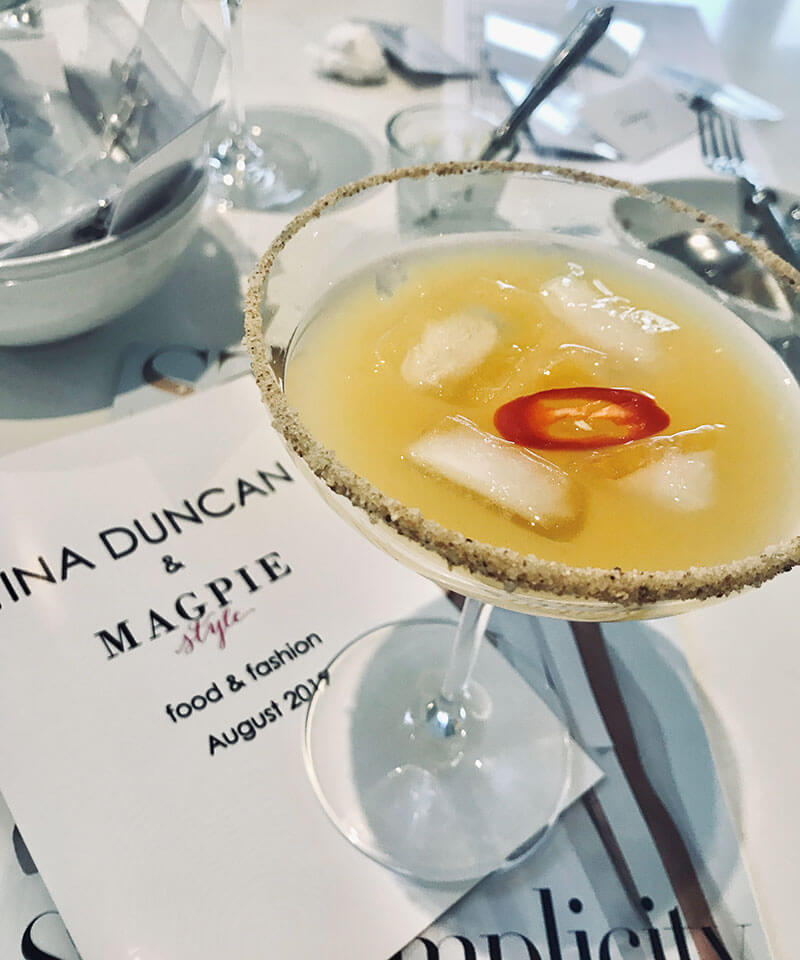Spiced orange margarita.