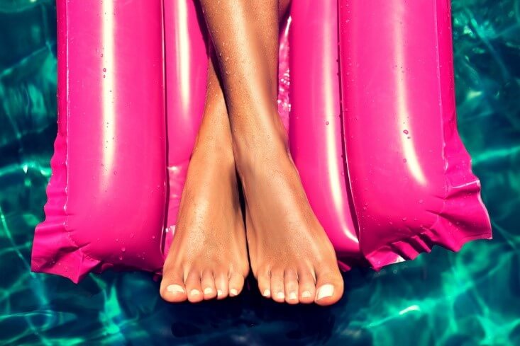 Holiday pedicure
