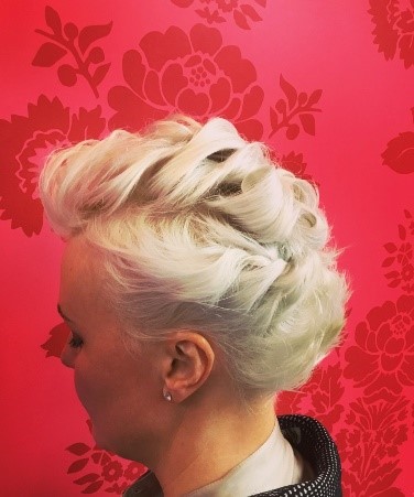 Hair up for races