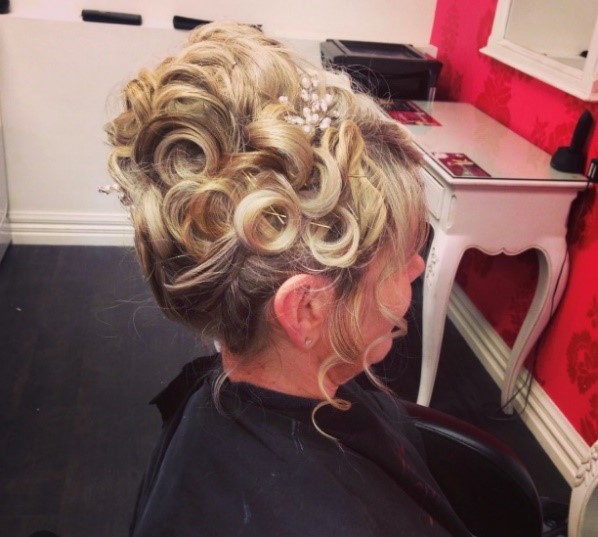 Hair up for races