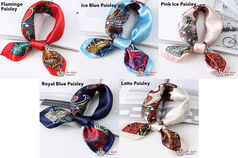 Dream in colour scarves PAISLEY COLLECTION