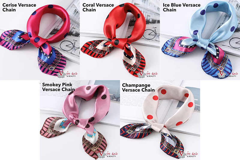 Dream in colour scarves VERSACE CHAIN COLLECTION