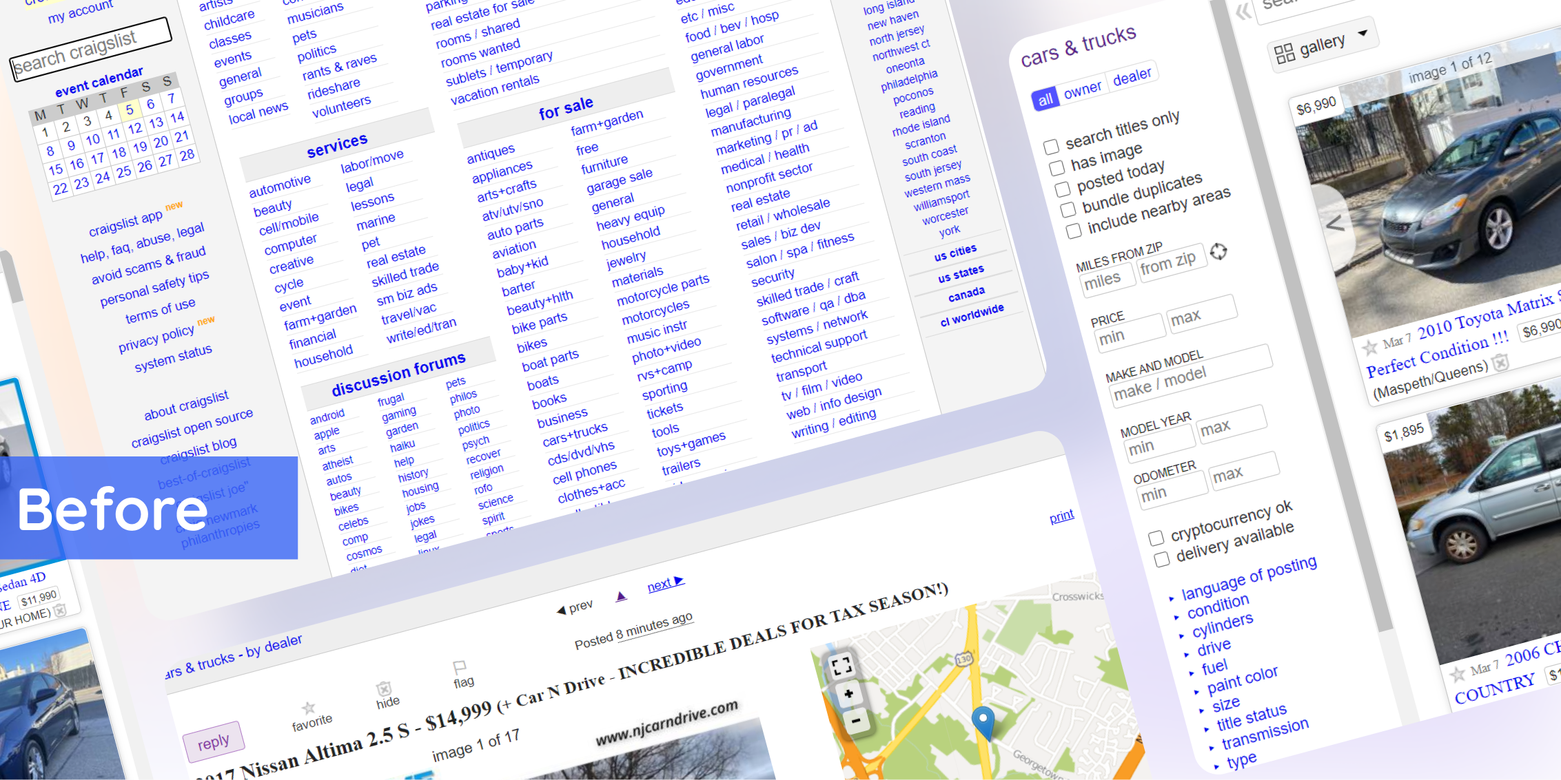 Craigslist Before Redesign