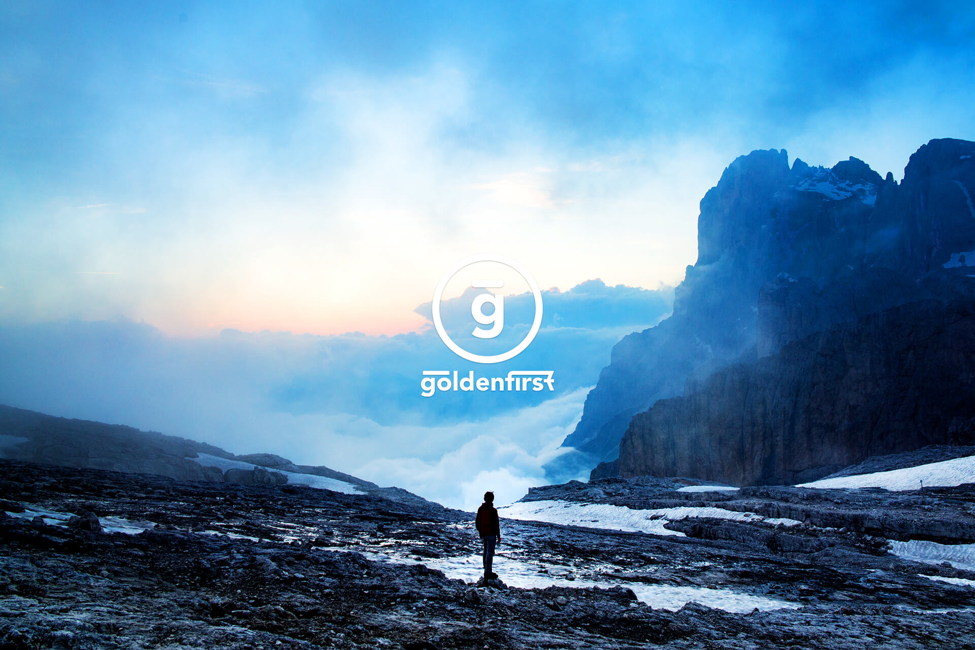 Golden First Travel Branding Design
