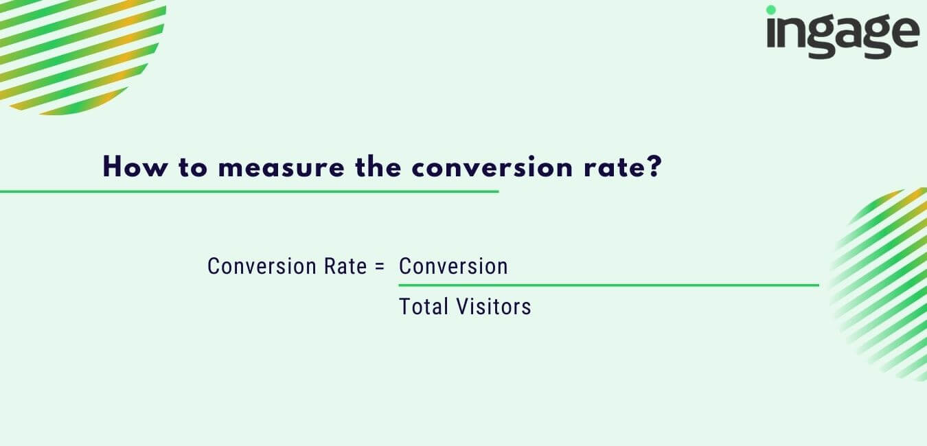 How to measure the conversion rate
