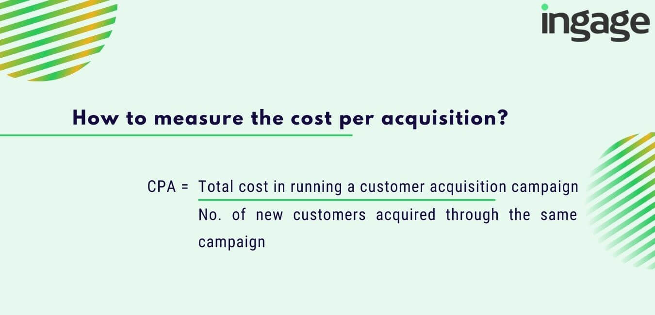 how to measure the cost per acquisition