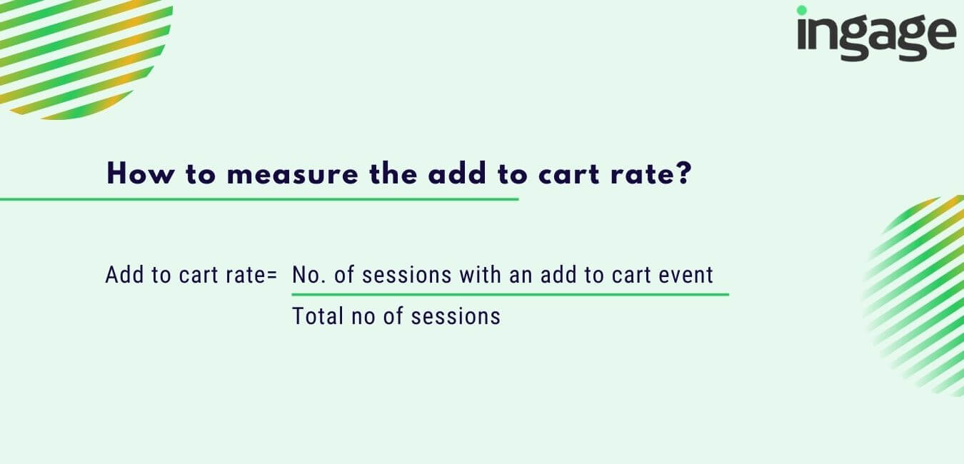 how to measure the add to cart rate