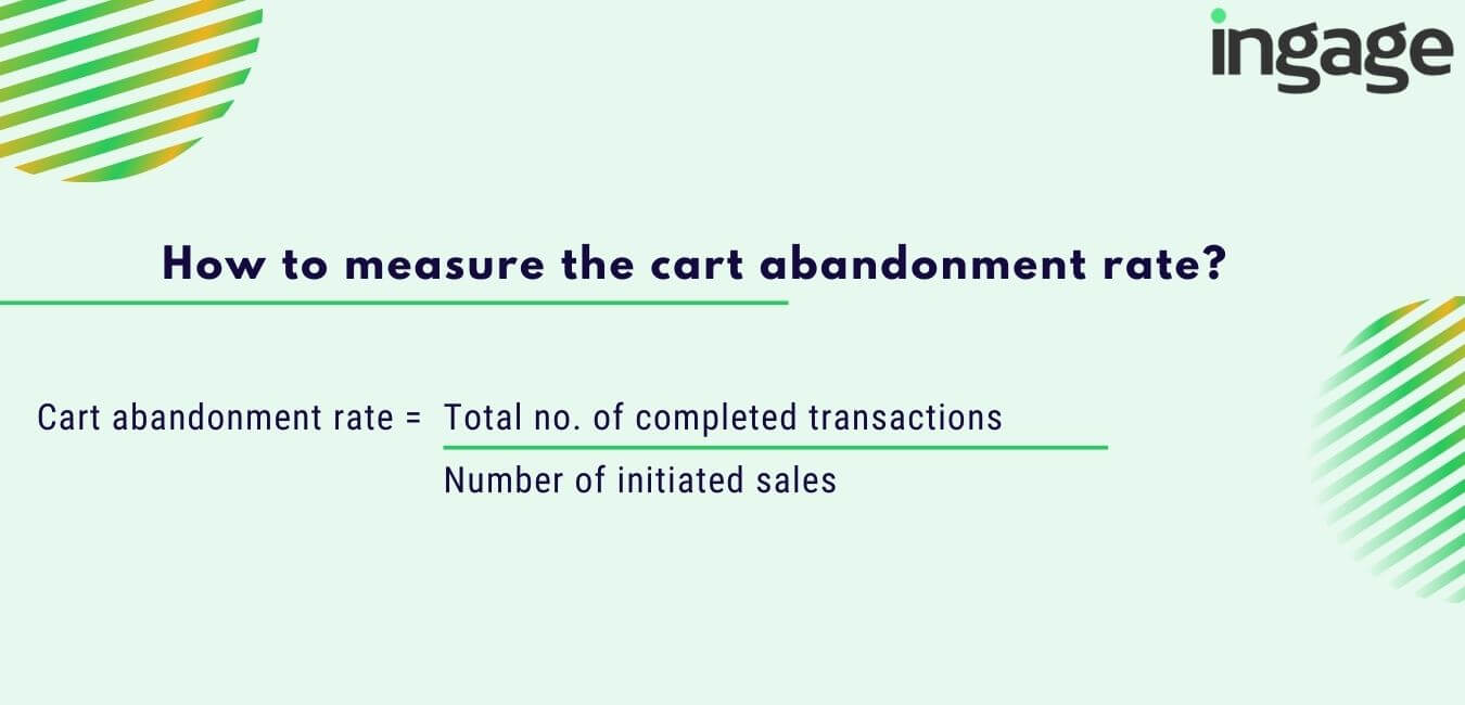 how to measure the cart abandonment rate