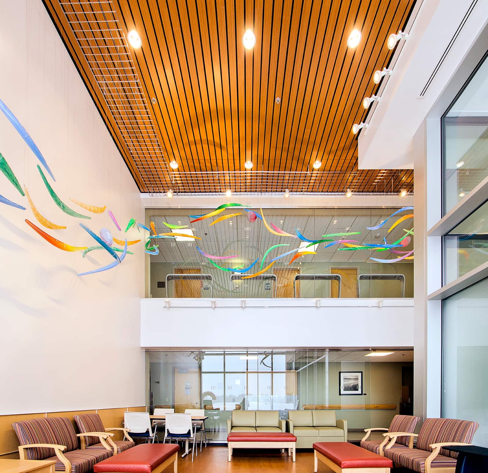 University of Vermont Medical Center McClure 3 Roof Atrium